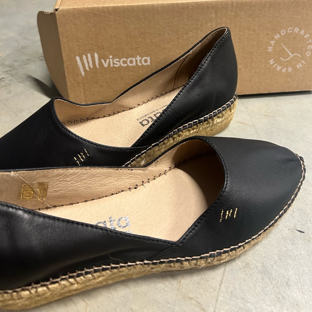 New black espadrilles